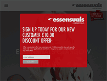 Tablet Screenshot of essensualsglasgow.com